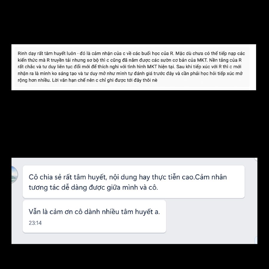 Feedback học viên Mar.