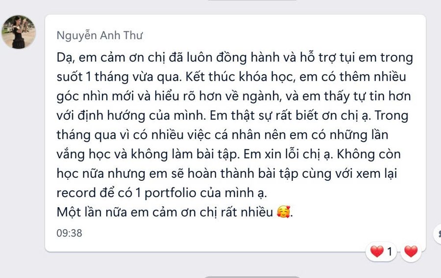 Feedback học viên Mar.