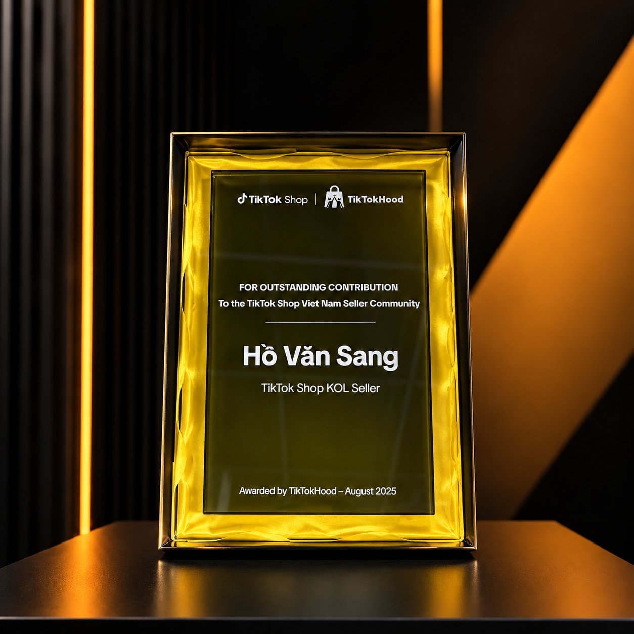 Outstanding contribution to the TikTok Shop Viet Nam Seller Community